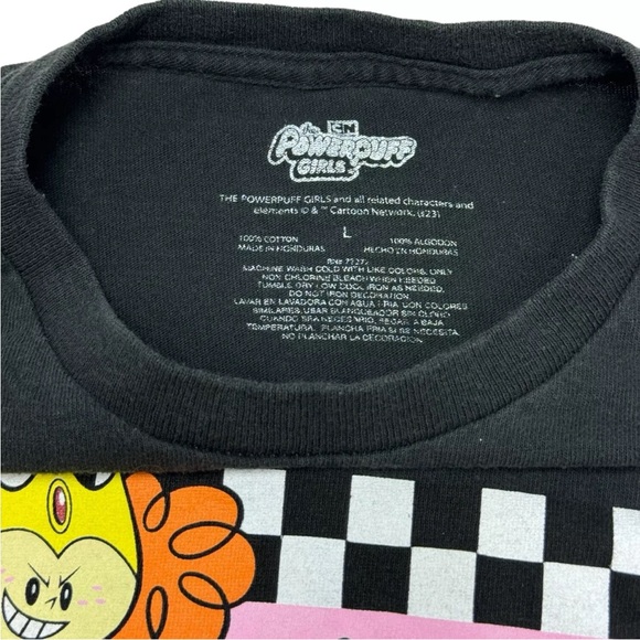 The Powerpuff Girls Mens Large Black T-Shirt Graphic Mojo Jojo Cartoon Network - Picture 5 of 8